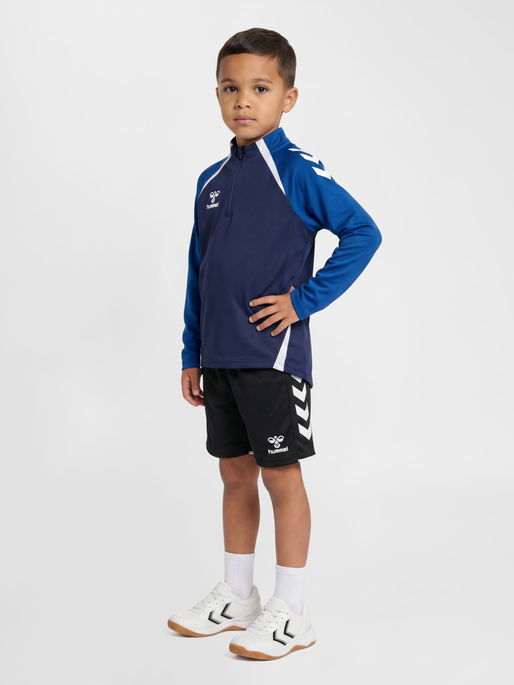 hmlLEAD 2.0 HALF ZIP KIDS, MARINE/TRUE BLUE, model