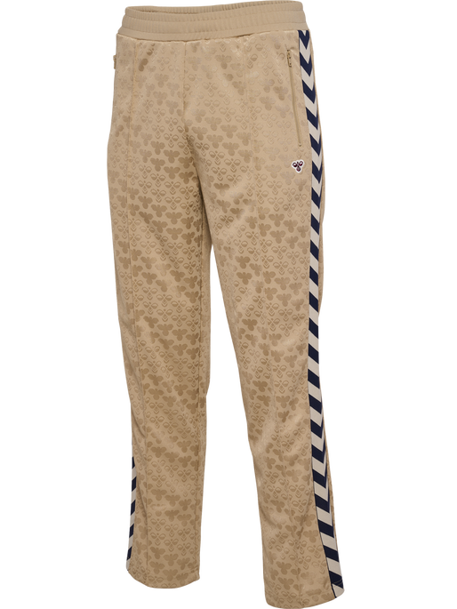 hmlARCHIVE REGULAR POLY PANTS AOP, CORNSTALK, packshot