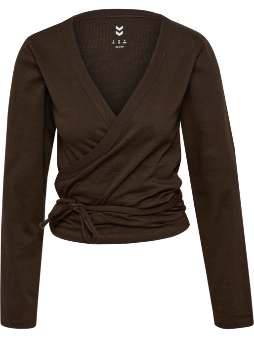 hmlYOGA CANJA WRAP BLOUSE, DELICIOSO, packshot