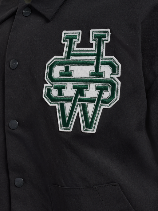 hmlCOACH JACKET HSW, BLACK hmlCOACH JACKET HSW, BLACK, packshot