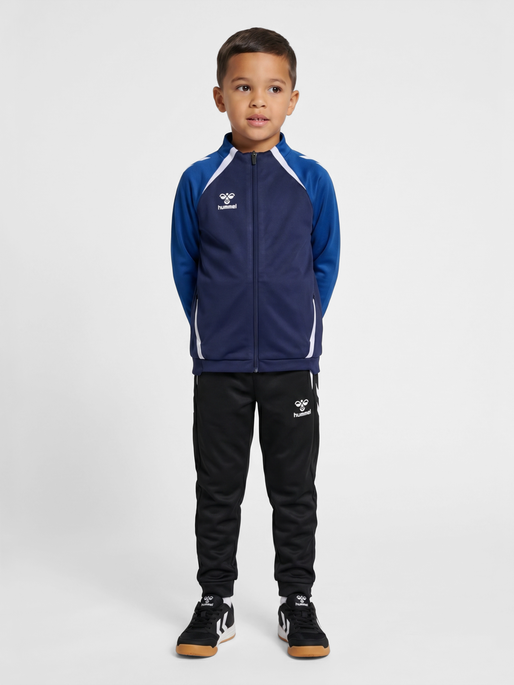 hmlLEAD 2.0 TRACK ZIP JACKET KIDS, MARINE/TRUE BLUE, model
