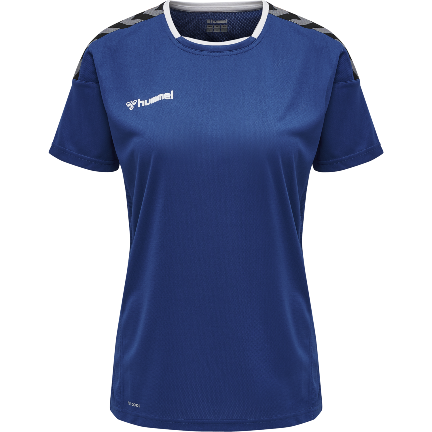 hmlAUTHENTIC POLY JERSEY WOMAN S/S, TRUE BLUE, packshot