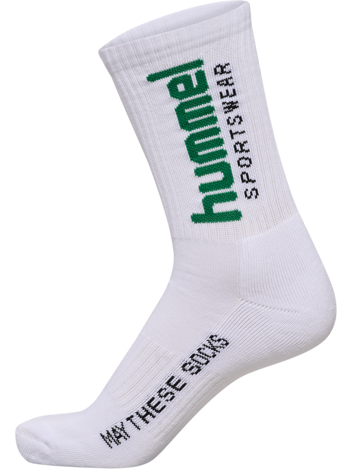 hml3-PACK SOCKS SPORTSWEAR BIG, WHITE/BARBADOSCHERRY/EDEN/SKYD, packshot
