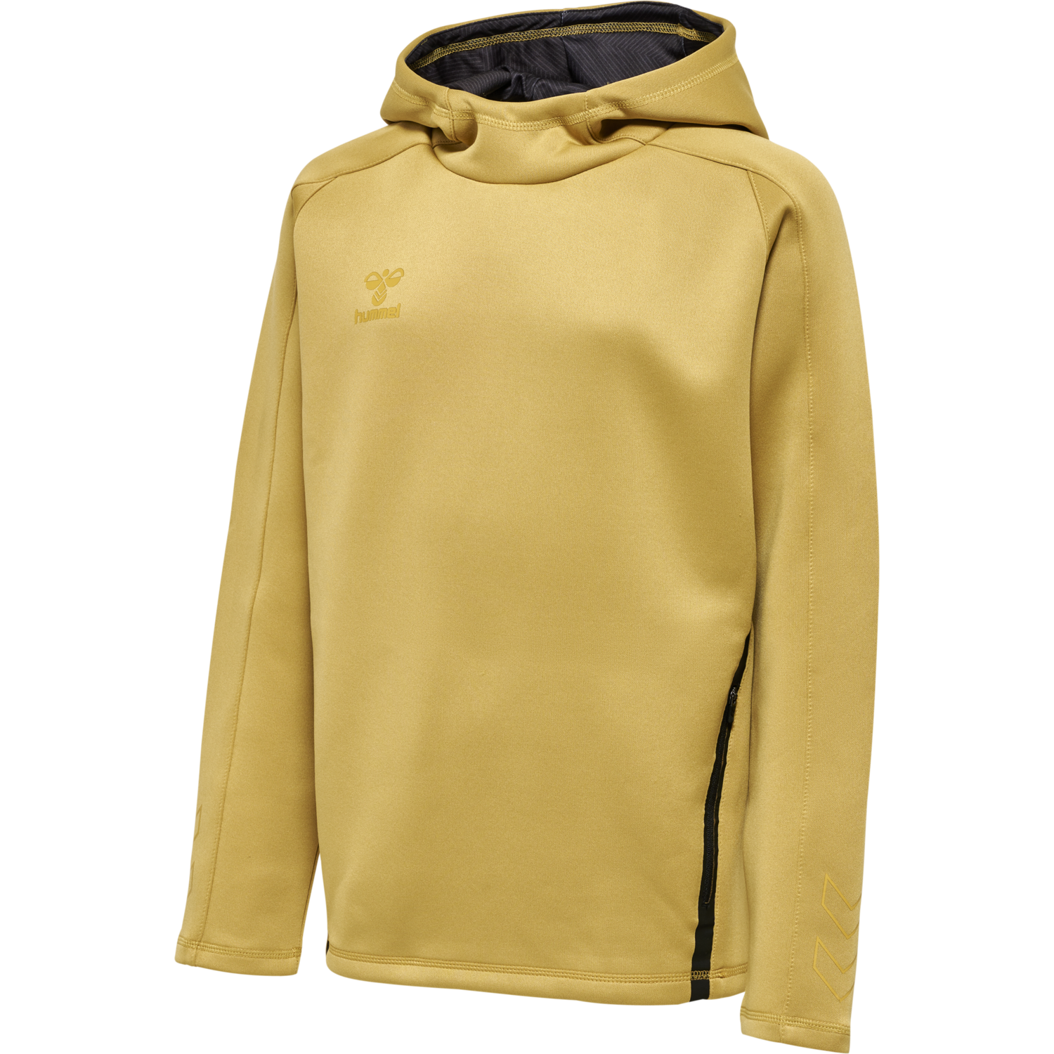 hmlCIMA XK HOODIE KIDS, ANTIQUE GOLD, packshot