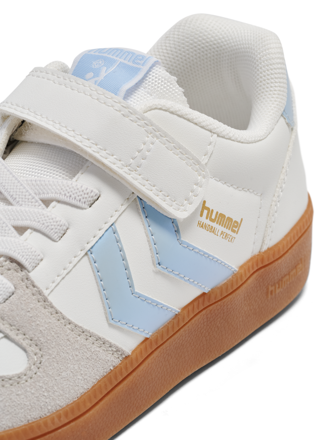 HANDBALL PERFEKT SP JR, WHITE/METALLIC BLUE, packshot