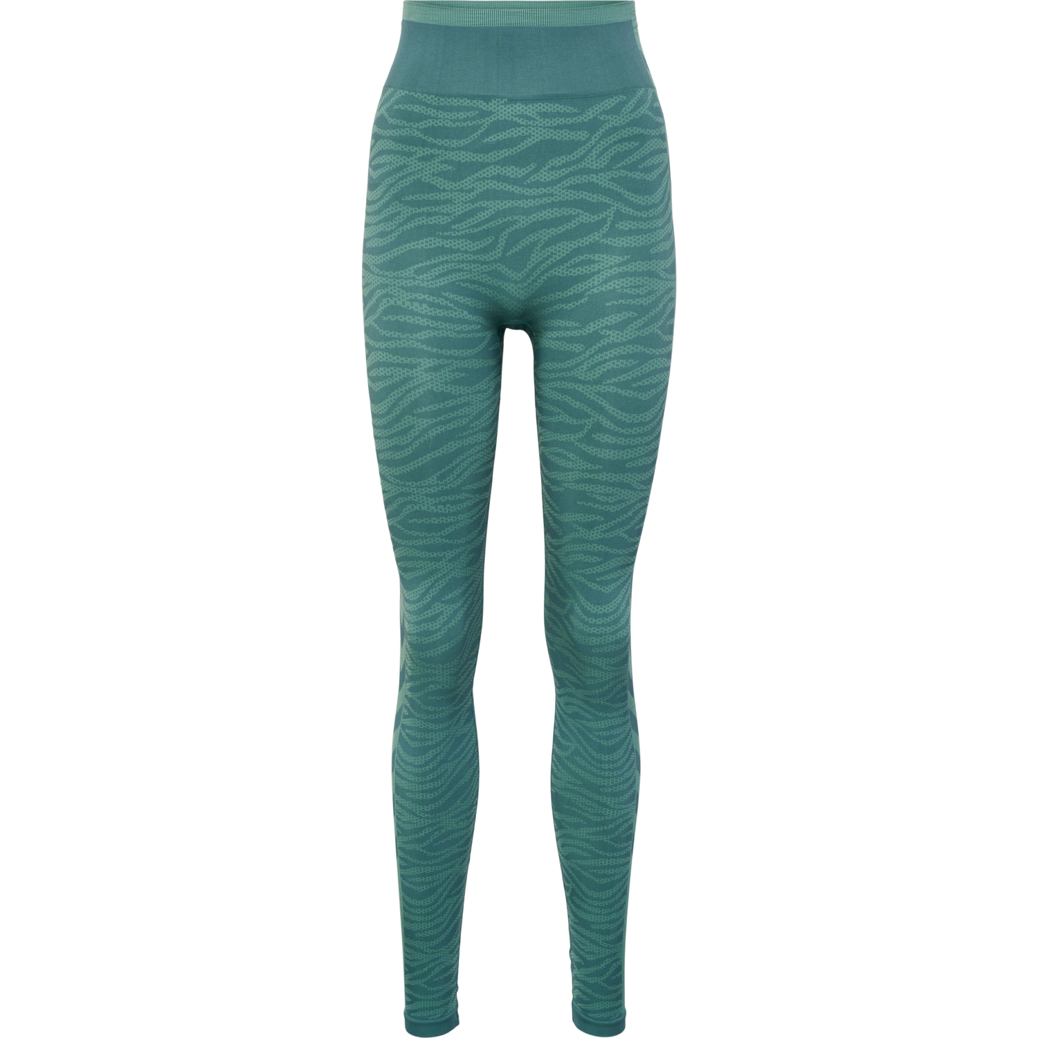 hmlMT SAGA SEAMLESS MW TIGHTS, NORTH ATLANTIC/BLUE SURF MELANGE, packshot