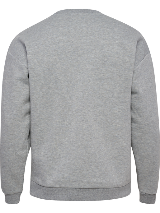 hmlLOOSE CREWNECK BEE, GREY MELANGE hmlLOOSE CREWNECK BEE, GREY MELANGE, packshot