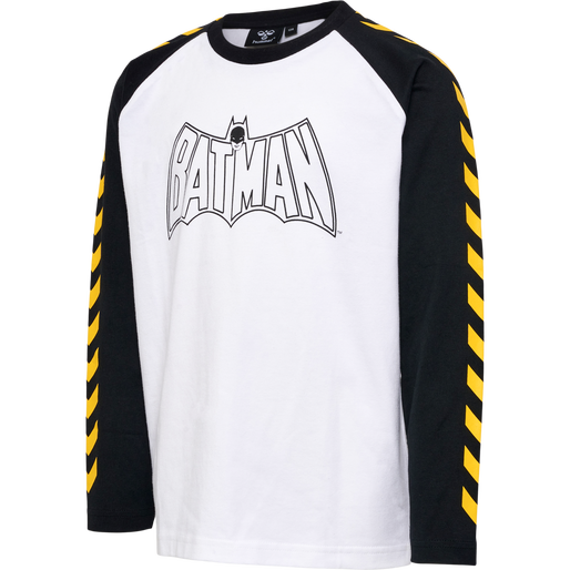 hmlBATMAN BOYS T-SHIRT L/S, BRIGHT WHITE hmlBATMAN BOYS T-SHIRT L/S, BRIGHT WHITE, packshot