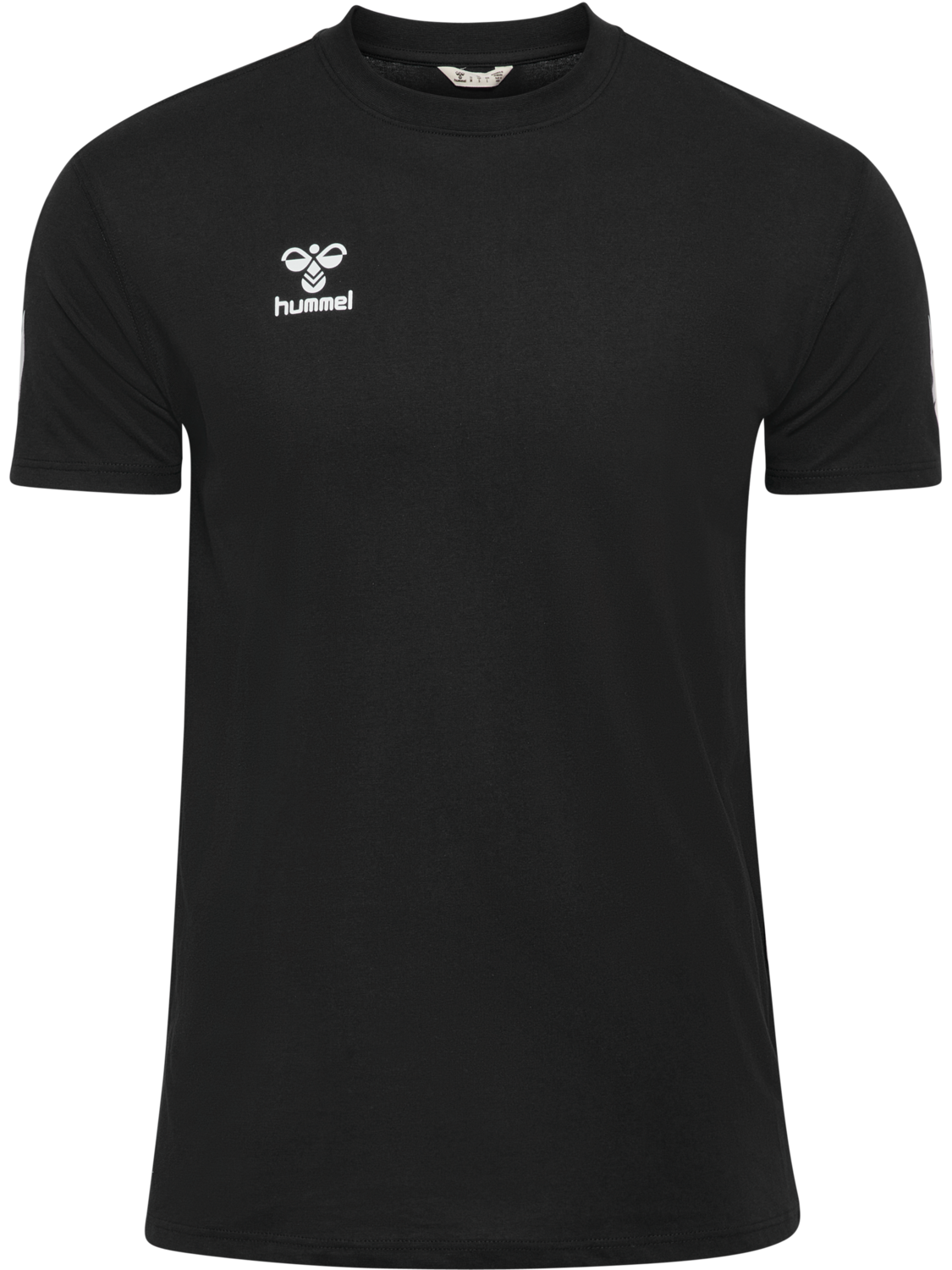 hmlGO 2.0 CHEVRON T-SHIRT S/S, BLACK, packshot