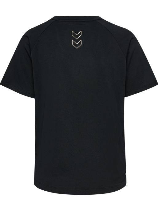 hmlCOURT LIGHT WEIGHT T-SHIRT W, LIGHT GREY/BLACK hmlCOURT LIGHT WEIGHT T-SHIRT W, LIGHT GREY/BLACK, packshot