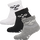 BLACK/GREY MELANGE/WHITE