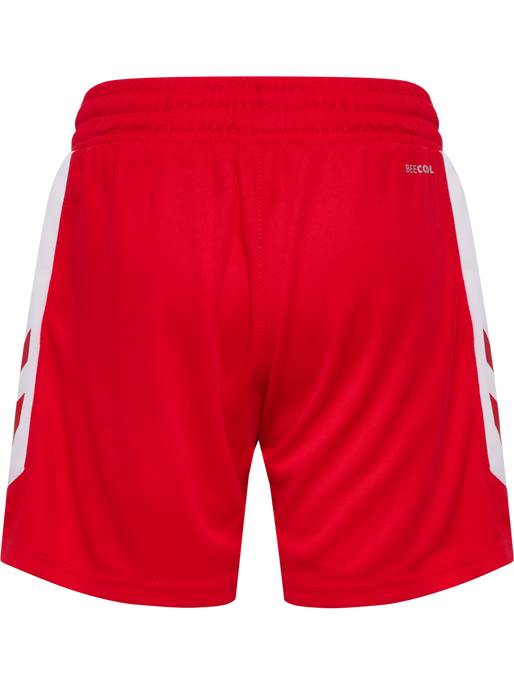 hmlMATCH SHORTS KIDS, TRUE RED/WHITE, packshot