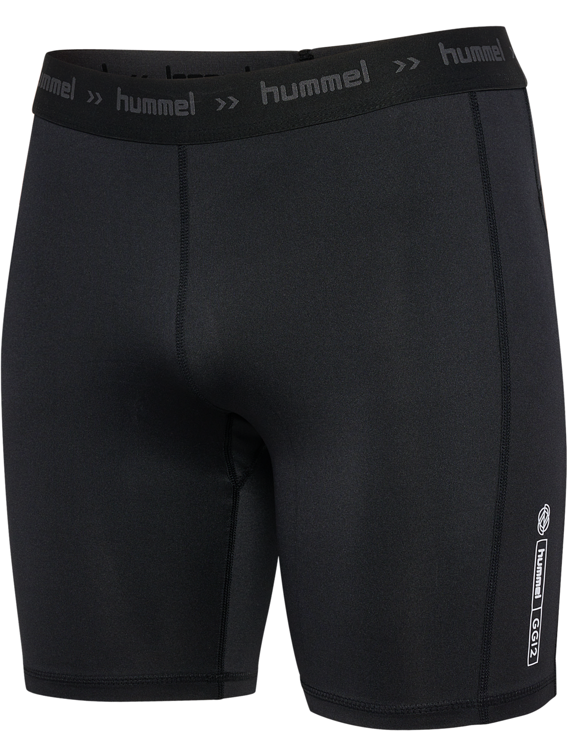 hmlGG12 TRAINING SHORT TIGHTS, BLACK, packshot