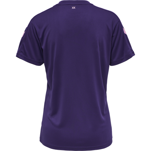 hmlCORE XK POLY JERSEY S/S WOMAN, ACAI hmlCORE XK POLY JERSEY S/S WOMAN, ACAI, packshot