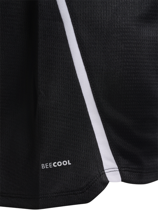 hmlLEAD 2.0 JERSEY S/S, BLACK/ASPHALT, packshot