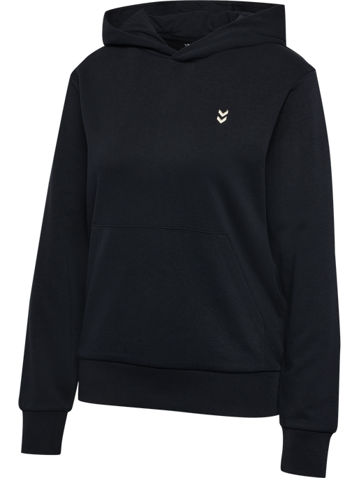 hmlPULSE W SWEAT HOODIE, BLACK hmlPULSE W SWEAT HOODIE, BLACK, packshot