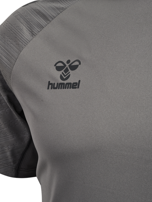 hmlPRO TRAINING JERSEY S/S, STEEL GRAY, packshot