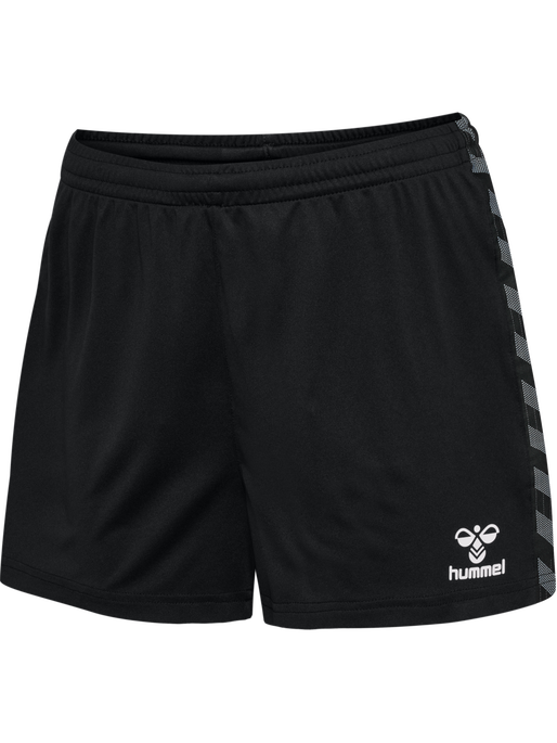 hmlAUTHENTIC PL SHORTS WOMAN, BLACK, packshot