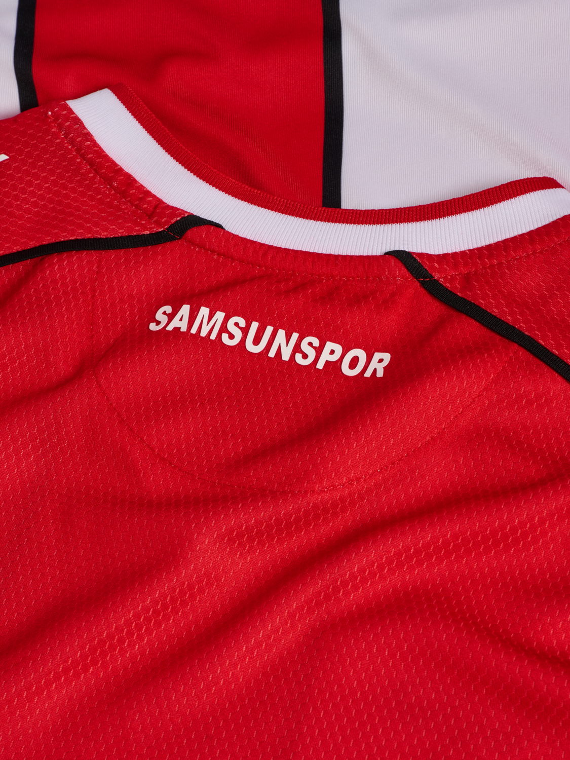 SAMSUNSPOR STRIPED JERSEY S/S 24/25, TRUE RED/WHITE, packshot