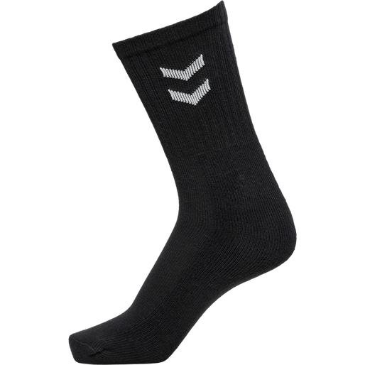 3-Pack Basic Sock, BLACK, packshot