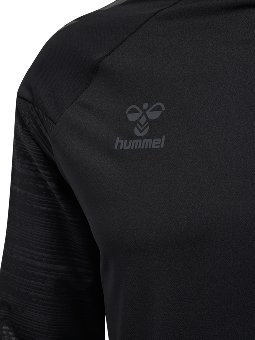 hmlPRO TRAINING CREW SWEAT, BLACK, packshot