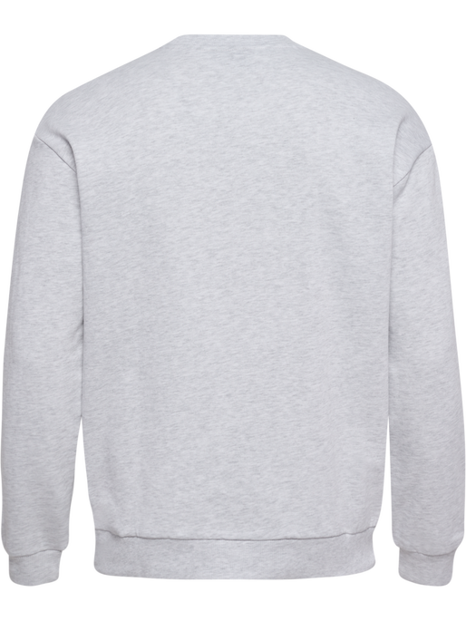 hmlROLIGAN SWEATSHIRT, LIGHT GREY MELANGE, packshot
