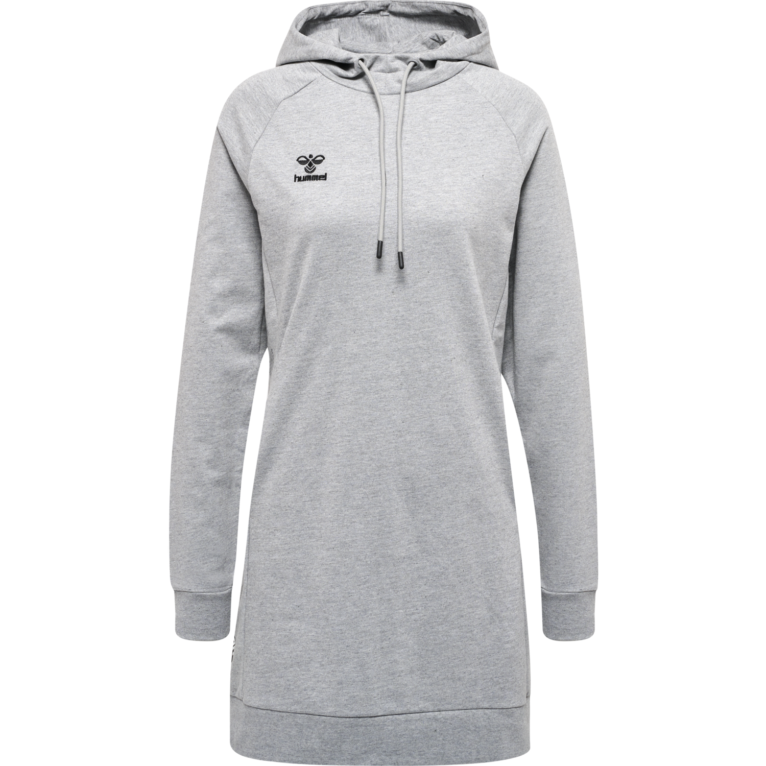 hmlMOVE GRID COTTON SWEATDRESS, GREY MELANGE, packshot