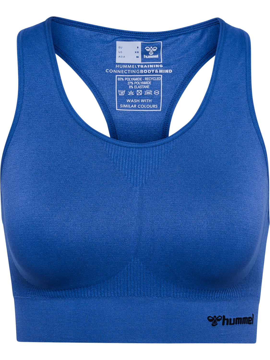 hmlTIF SEAMLESS SPORTS TOP, OLYMPIAN BLUE, packshot