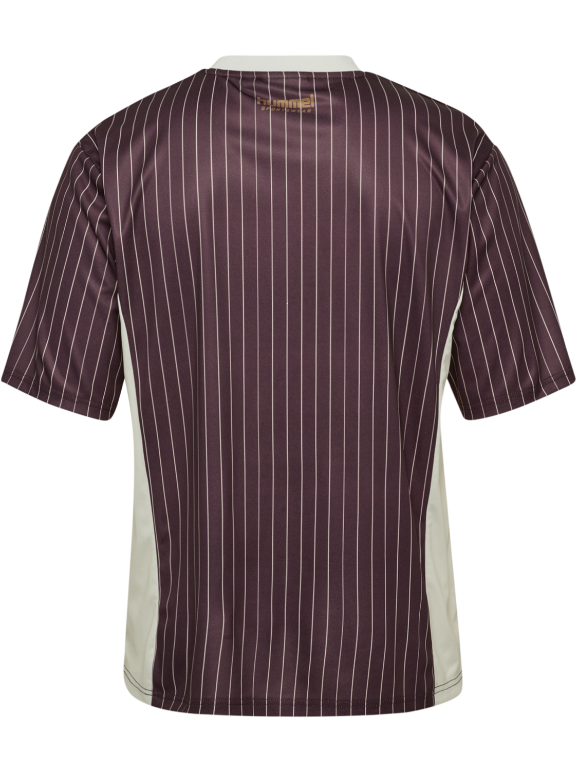 hmlLOOSE JERSEY SS STRIPE TOPSCORER, VINEYARD WINE, packshot