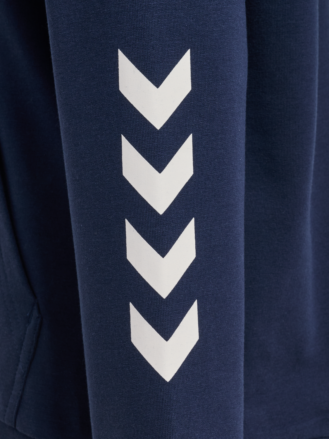 hmlJR REG LOGO HOODIE, DRESS BLUES, packshot