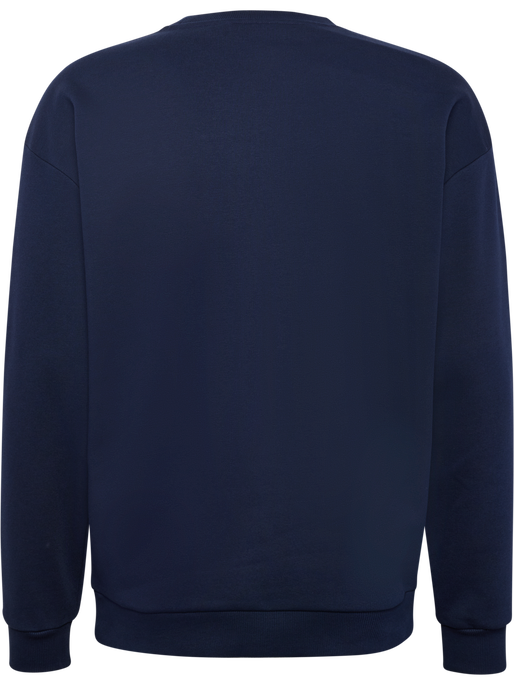 hmlLOOSE CREWNECK CLUB SPORTSWEAR, DRESS BLUES, packshot