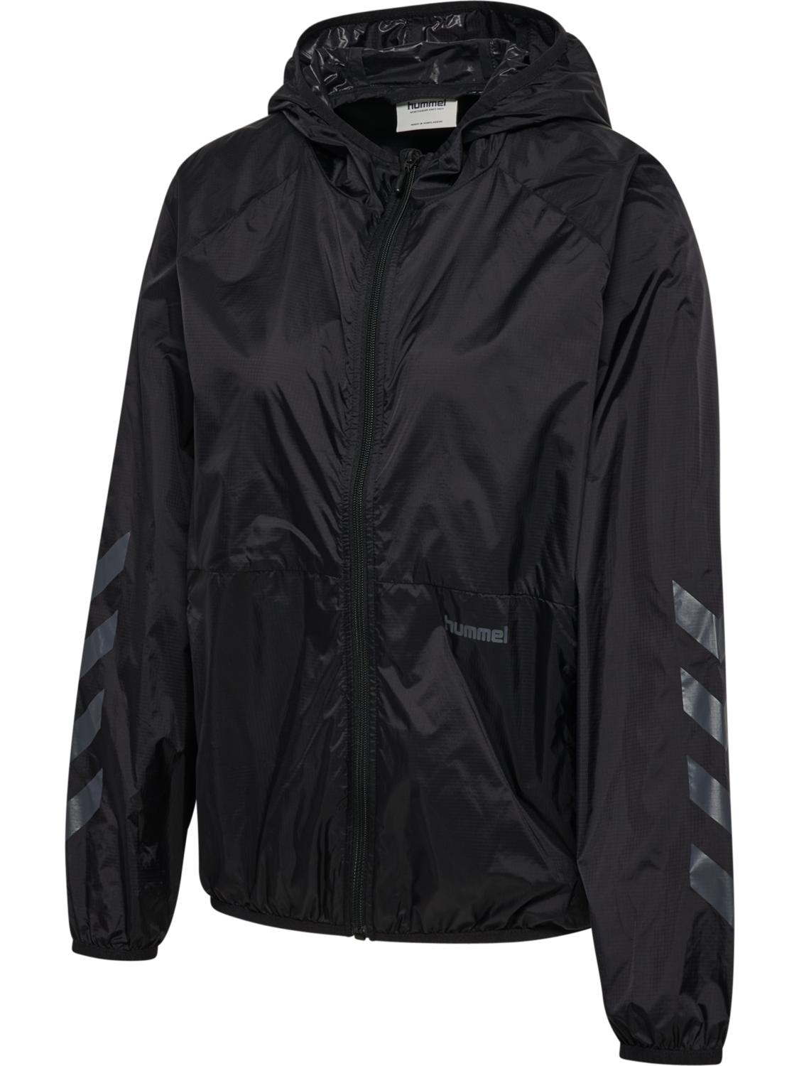 hmlACTIVE W WINDBREAKER, BLACK, packshot