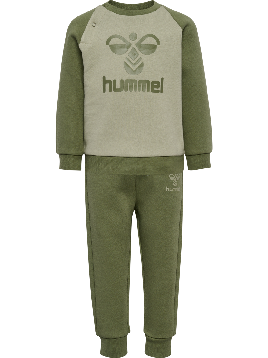hmlHUMMING CREWSUIT, OLIVINE, packshot