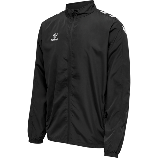 hmlCORE XK MICRO ZIP JACKET, BLACK, packshot