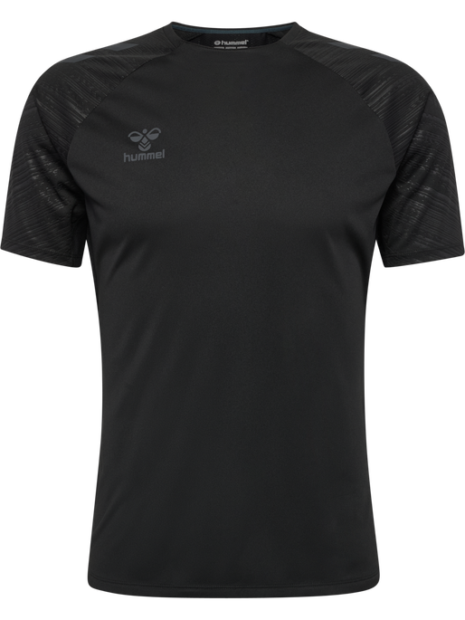 hmlPRO TRAINING JERSEY S/S, BLACK, packshot