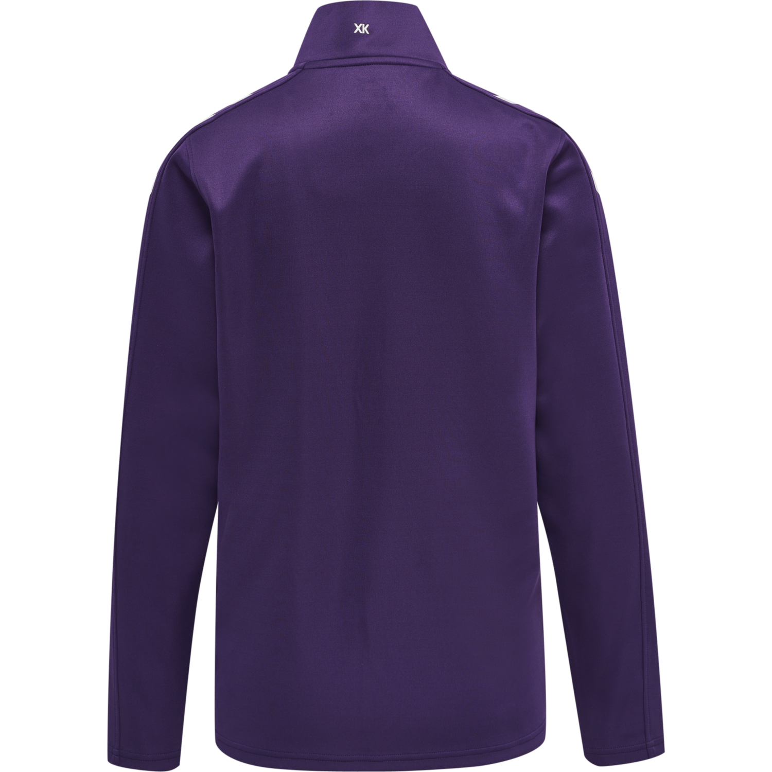 hmlCORE XK POLY ZIP SWEAT WOMAN, ACAI/WHITE, packshot