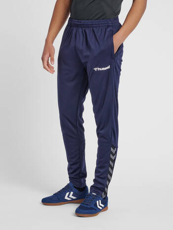hmlAUTHENTIC POLY PANT, MARINE, model
