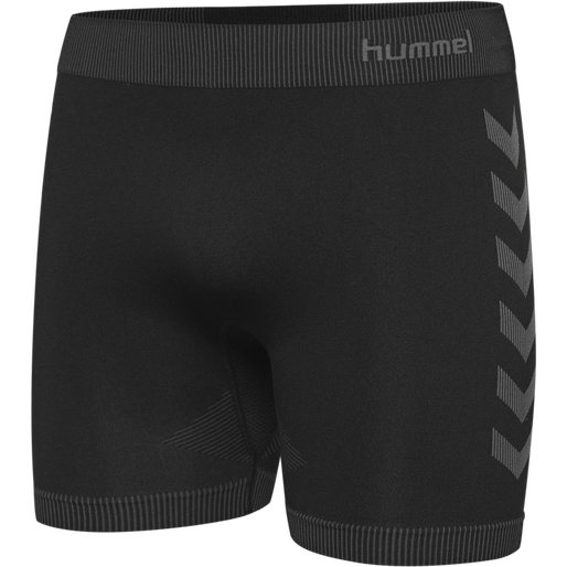 HUMMEL FIRST SEAMLESS SHORT TIGHTS, BLACK HUMMEL FIRST SEAMLESS SHORT TIGHTS, BLACK, packshot