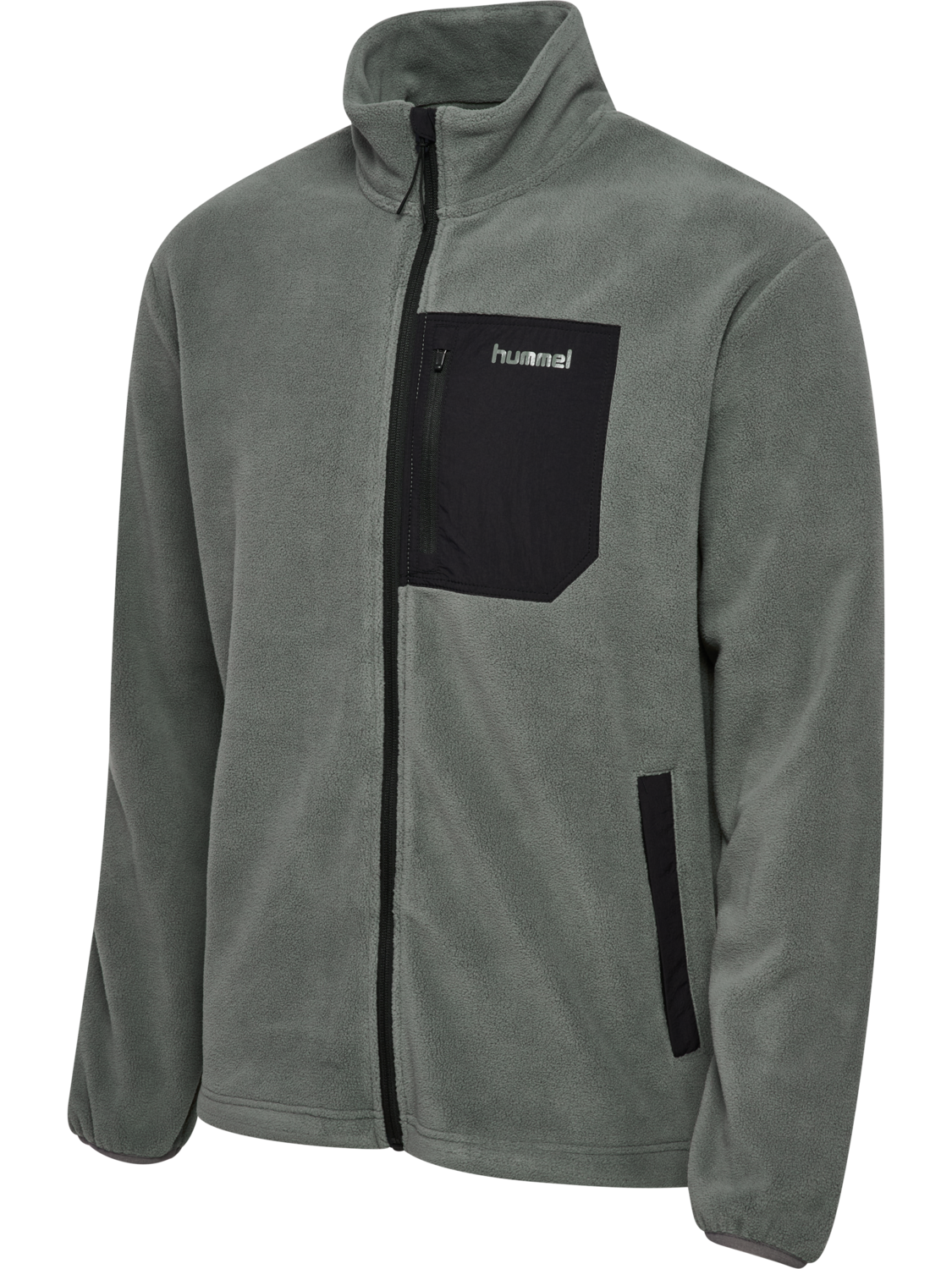 hmlPOLAR FLEECE JACKET, CASTOR GRAY, packshot