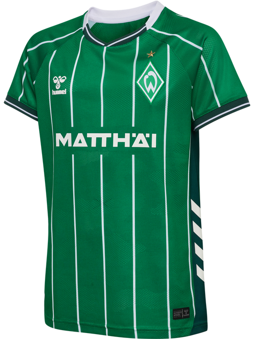 WER 25/26 HOME JERSEY S/S KIDS, ABUNDANT GREEN, packshot