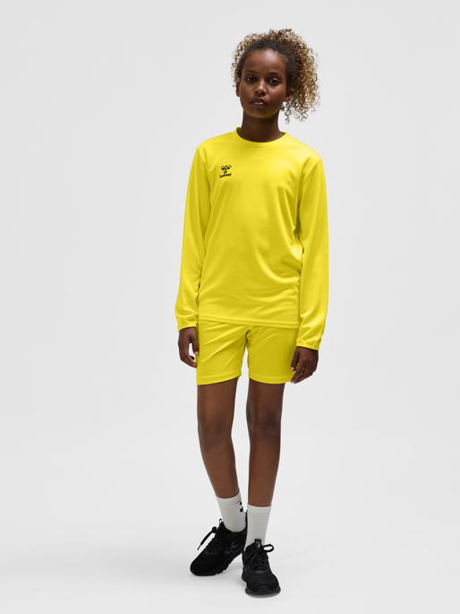 hummel ESSENTIAL SWEATSHIRT KIDS BLAZING YELLOW hummelsport