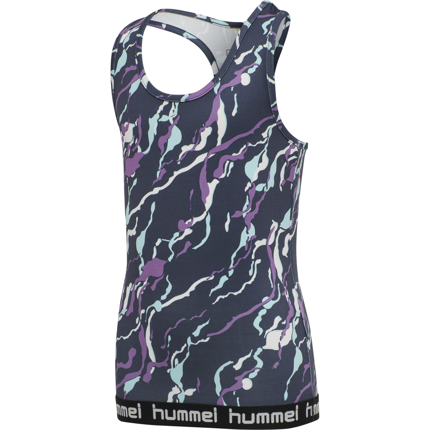 hmlNANNA TOP, OMBRE BLUE, packshot