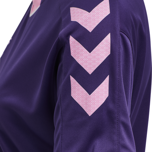 hmlCORE XK POLY JERSEY S/S WOMAN, ACAI hmlCORE XK POLY JERSEY S/S WOMAN, ACAI, packshot