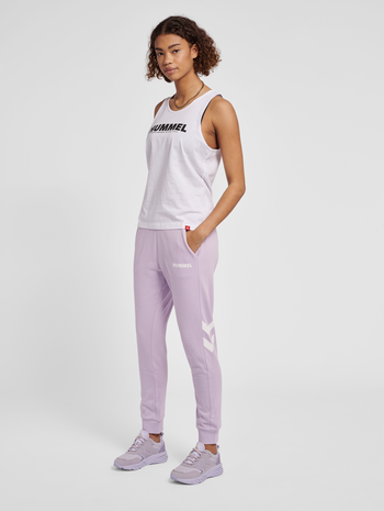 hmlLEGACY WOMAN TANKTOP, WHITE, model