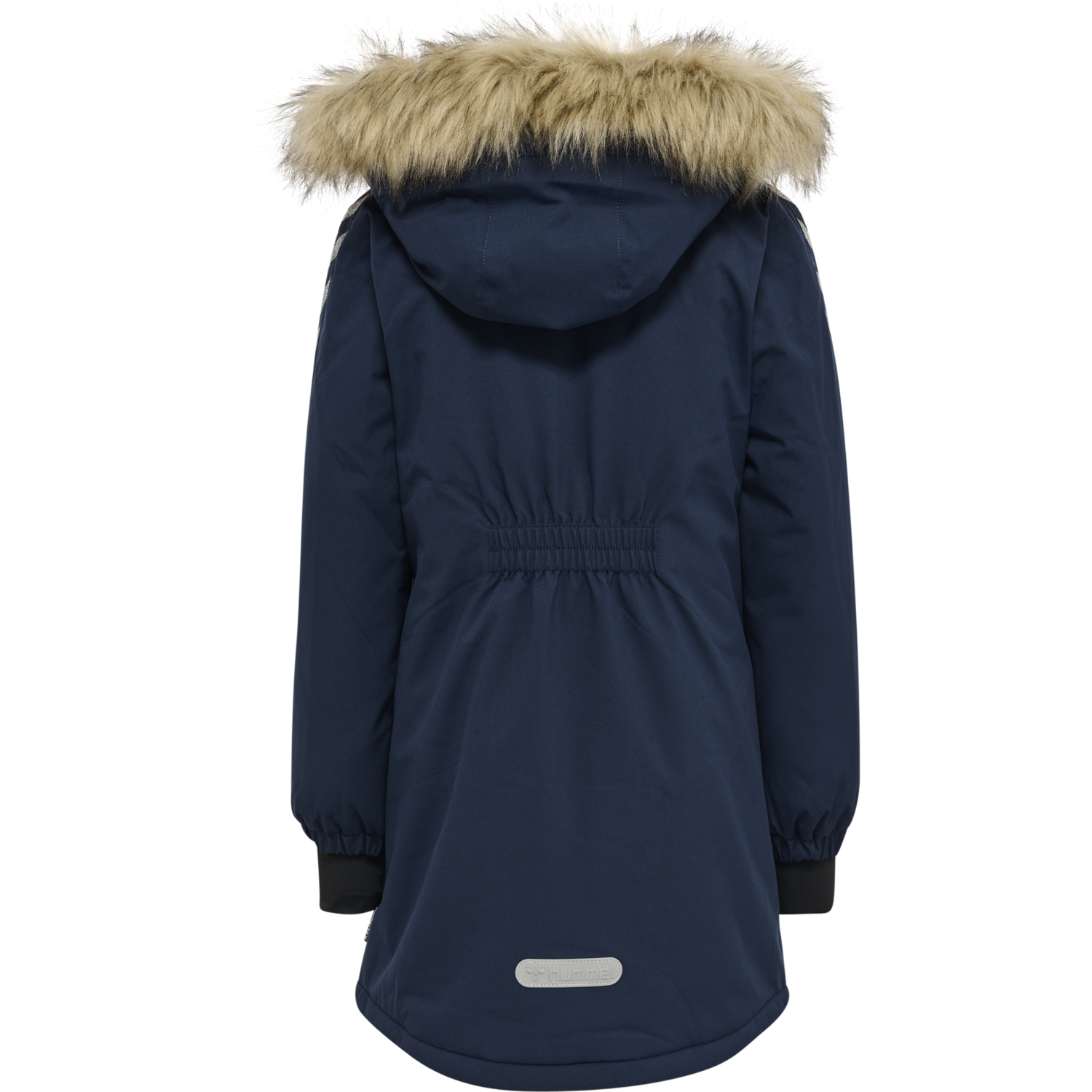 hmlLEAF TEX COAT, BLACK IRIS, packshot