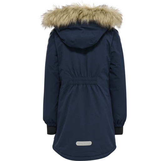 hmlLEAF TEX COAT, BLACK IRIS, packshot