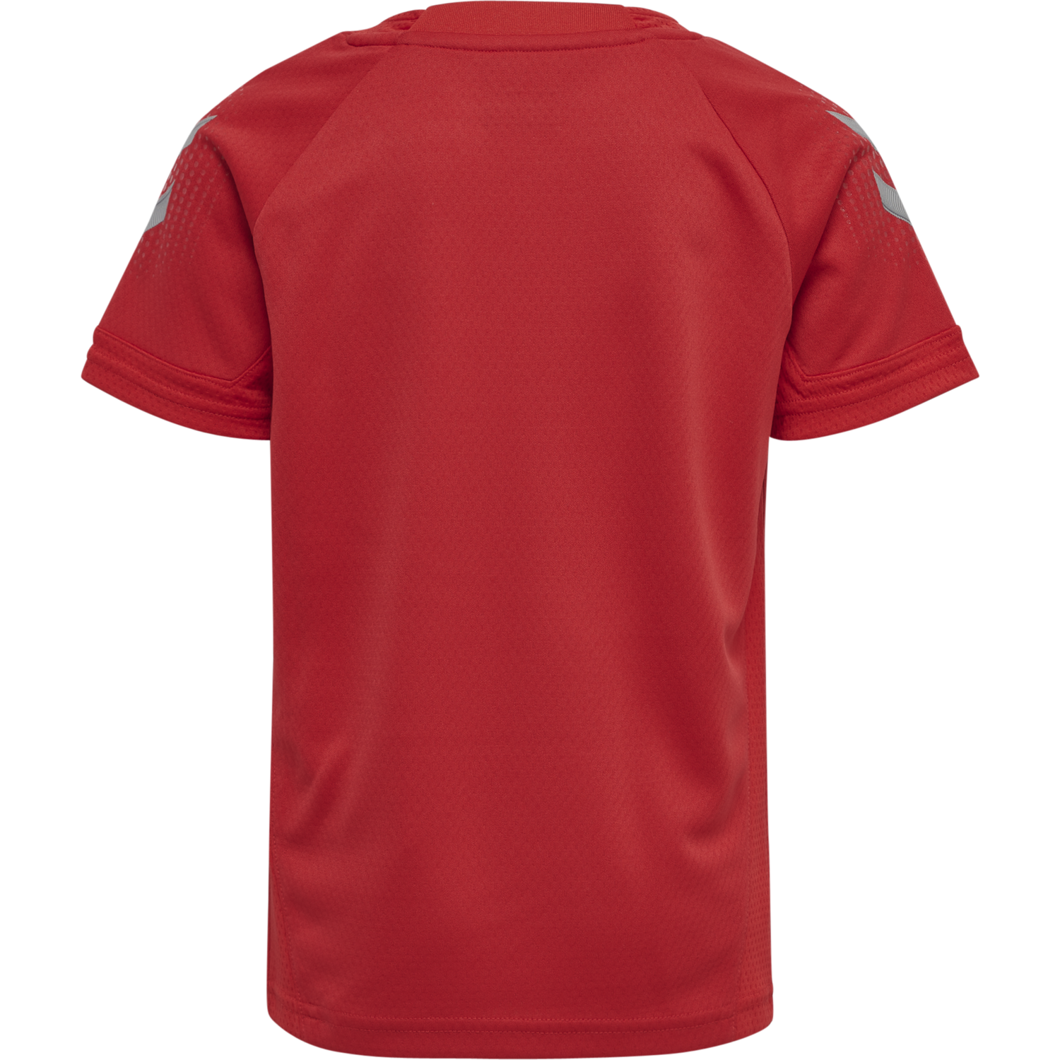 hmlLEAD S/S POLY JERSEY KIDS, TRUE RED, packshot