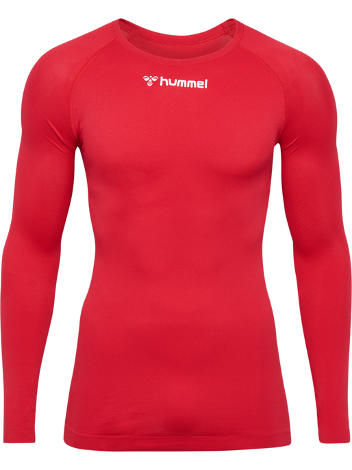hmlBL COMFORT 2.0 TEE L/S, TRUE RED, packshot