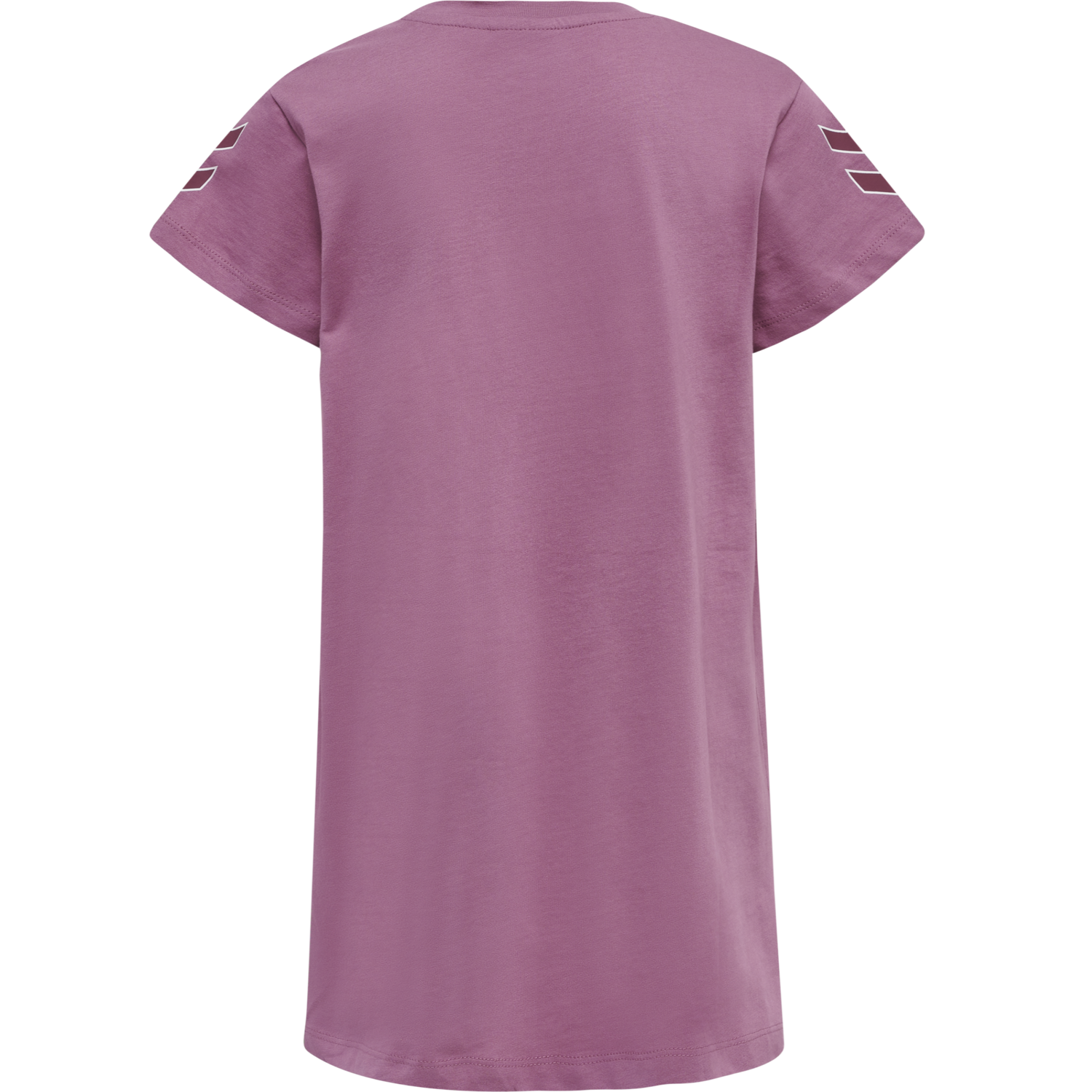 hmlARCHITECTURE T-SHIRT DRESS S/S, BORDEAUX, packshot