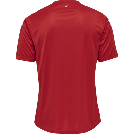 hmlCORE XK POLY JERSEY S/S, TRUE RED, packshot